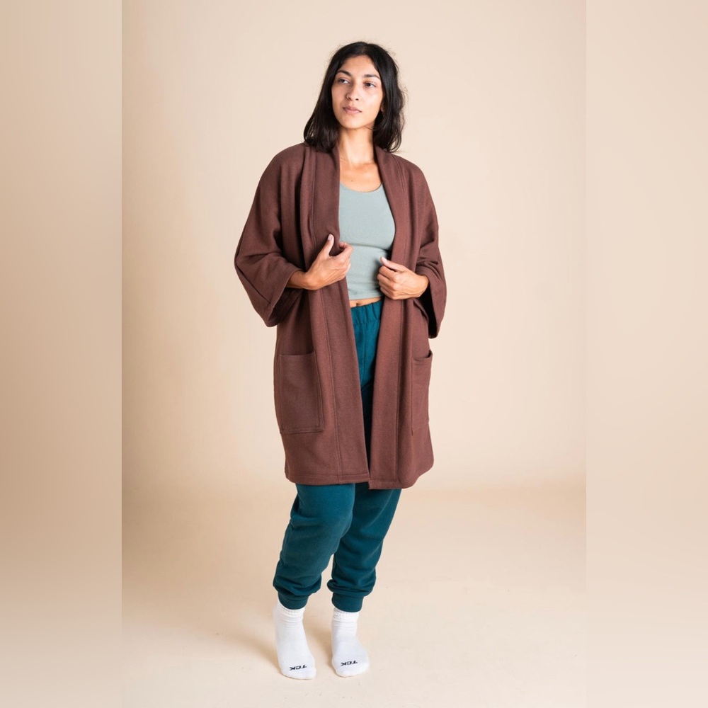 Conscious Clothing Timberline Cardigan made of Hemp and Organic Cotton Fleece